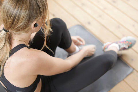 Woman exercising