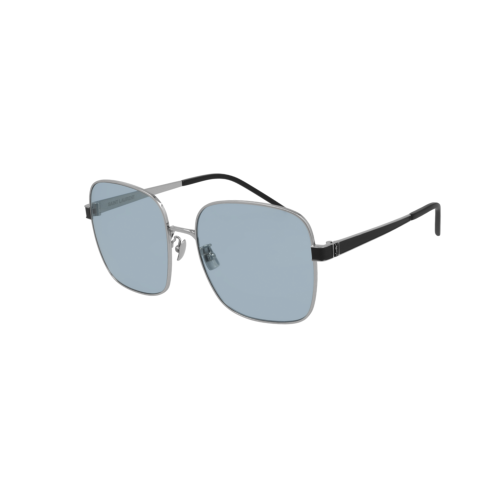 Shop Saint Laurent Monogram Metal Spoiler 61MM Round Sunglasses