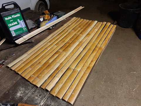 Bamboo strips