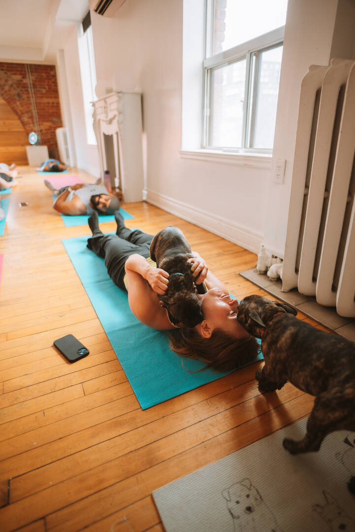 The Best Yoga Class Comes with Puppies