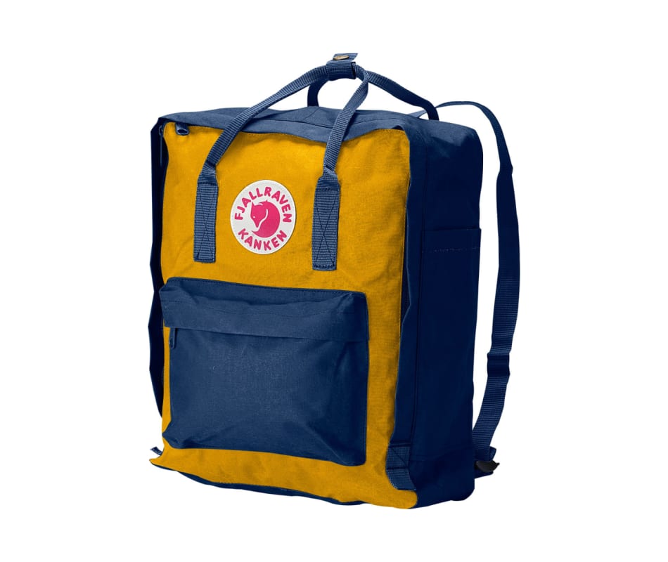 navy warm yellow kanken