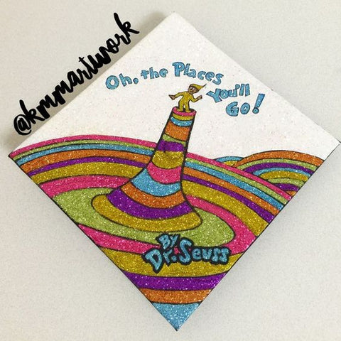 Dr. Seuss Graduation Cap Decoration