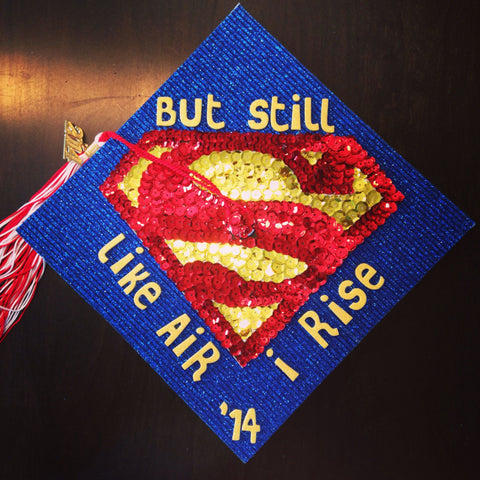 Super Man graduation cap decoration