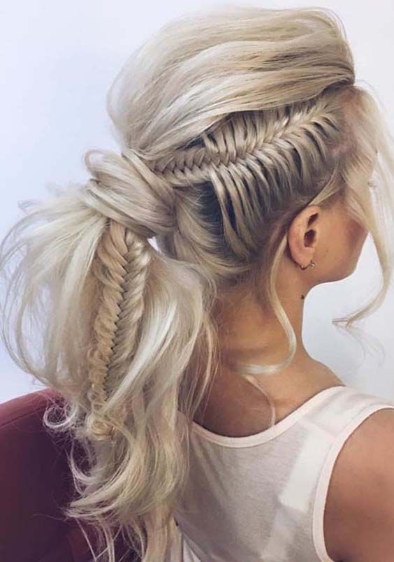 prom hairstyles to the side with braid