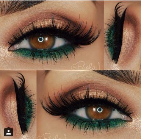 prom makeup for green eyes