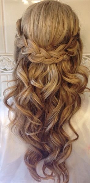 braids for long hair prom