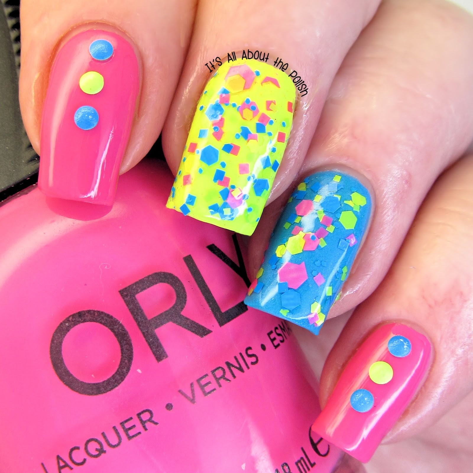 Neon Nail Art - Alyce Paris