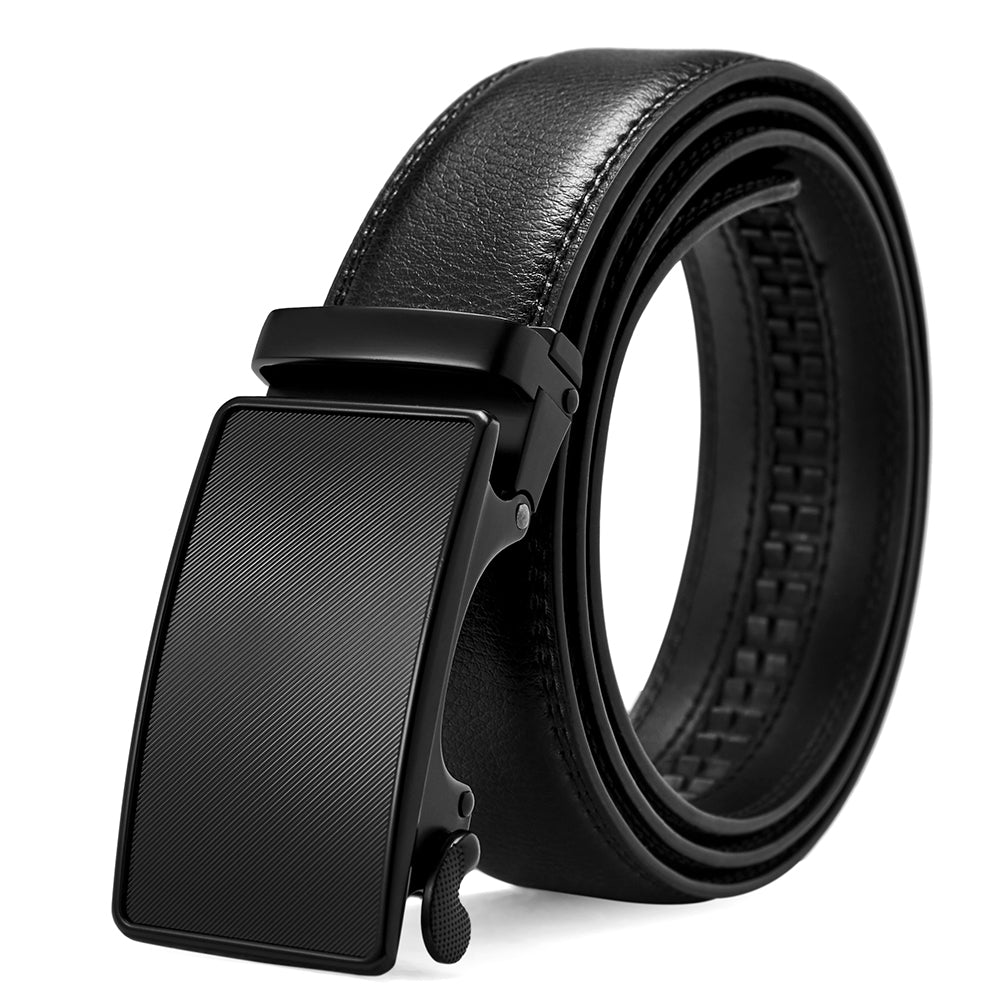 uitdrukking staart Nodig hebben Mens Belt Leather Ratchet Dress Belt with Sliding Adjustable Buckle, Trim  to Fit