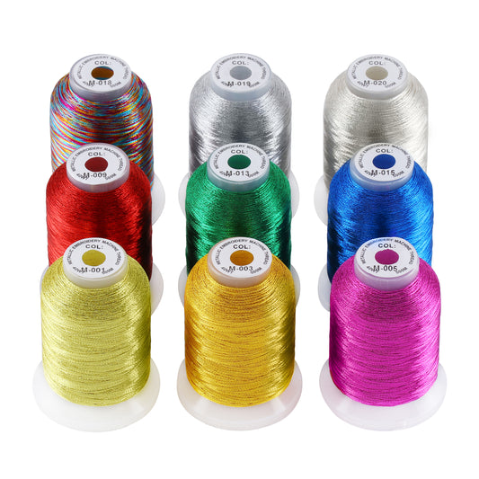 New brothread 80 Spools Polyester Embroidery Machine Thread Kit 500M (550Y)  Each Spool - Colors Compatible with Janome and Robison-Anton Colors