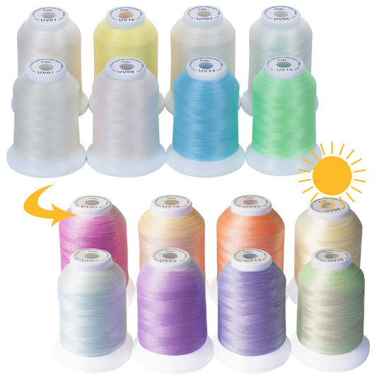 New brothread Single Huge Spool 5000M Each Polyester Embroidery Machine  Thread 40WT - Janome Colors