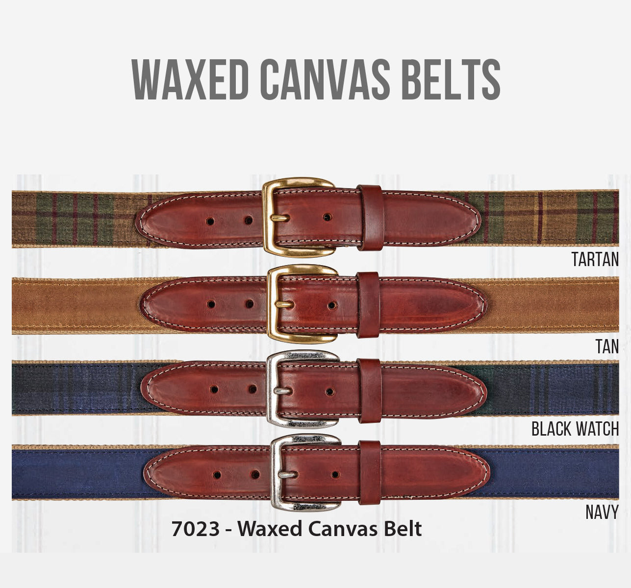 Waxed Canvas Belts – YRI Designs