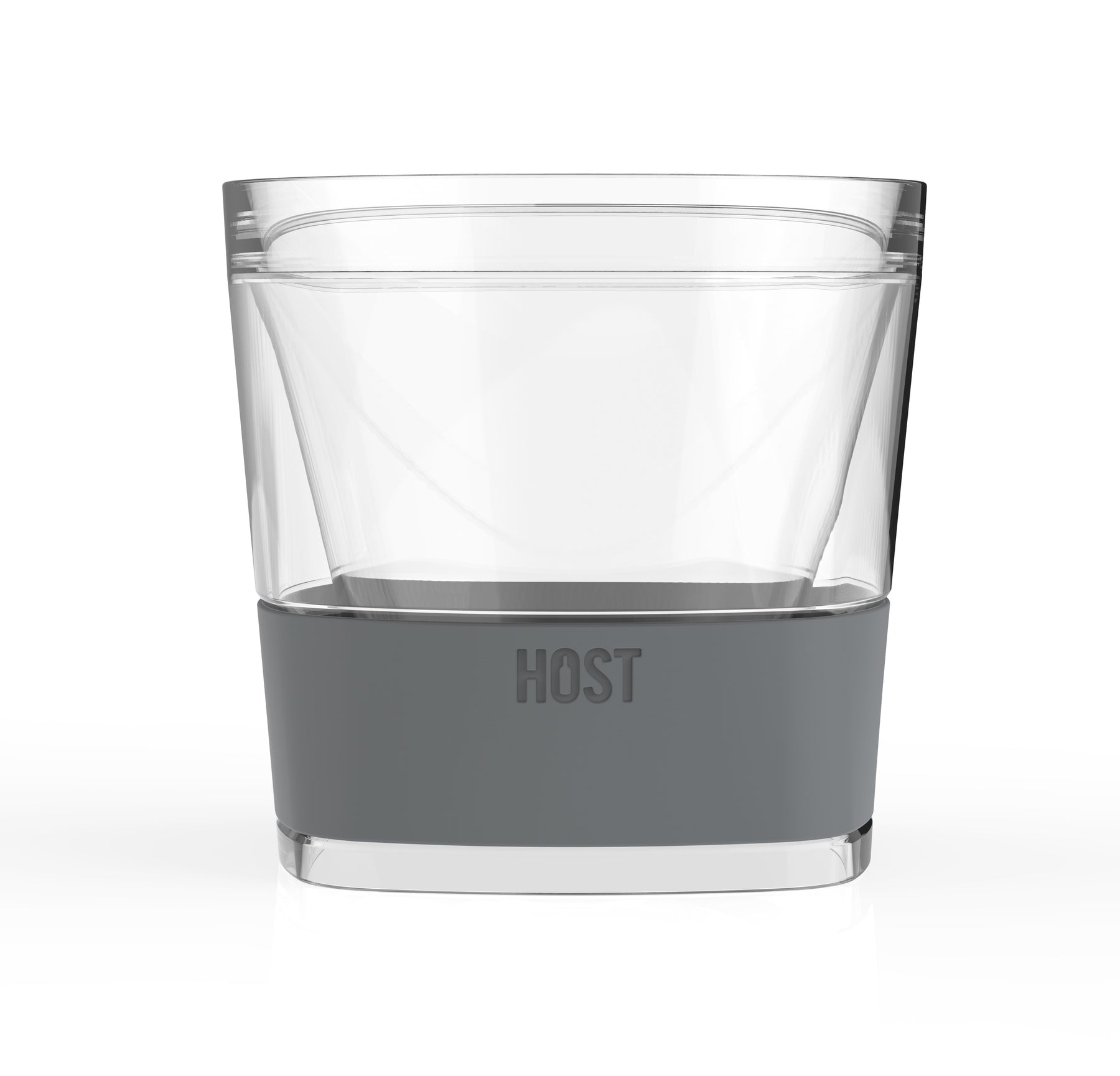 Host Freeze Insulated Martini Cooling Cups, Plastic Freezer Gel Chiller  Double Wall Stemless Cocktail Glass Set Of 2, 9 Oz, Gray : Target