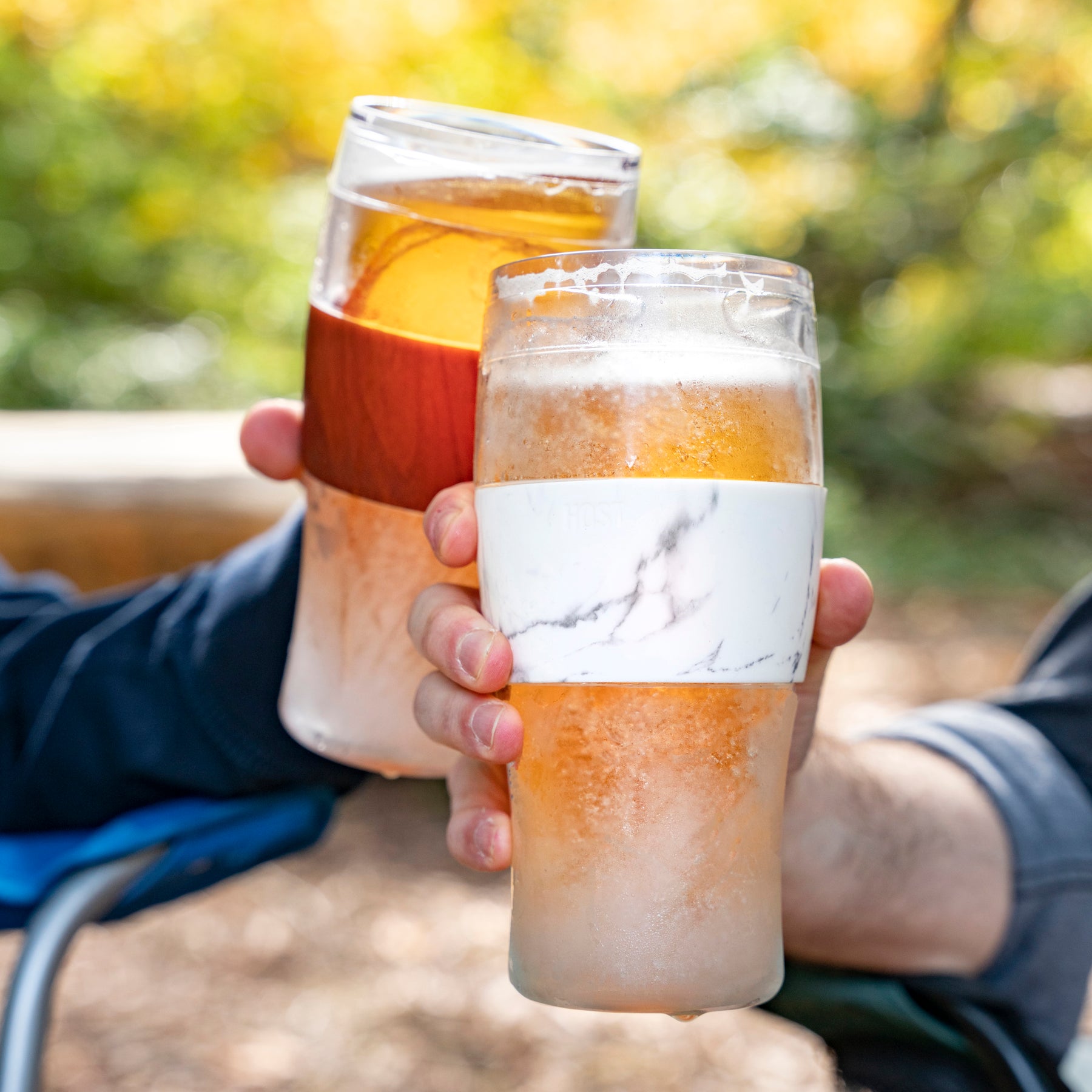 Host FREEZE Beer Glasses, Frozen Beer Mugs, Freezable Pint Glass