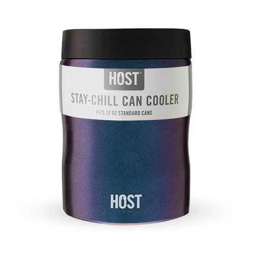 Host Stay-Chill Slim Can Cooler - Galaxy Black