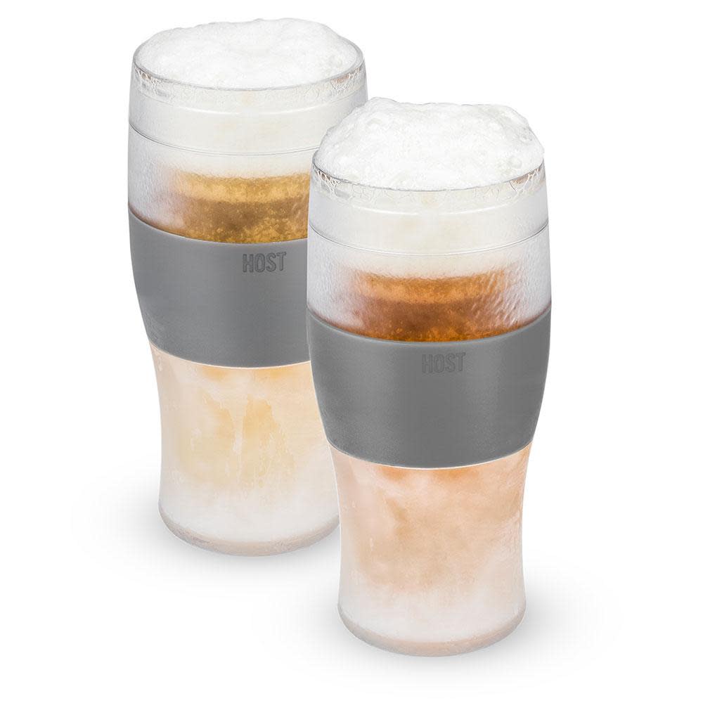 Host FREEZE Beer Glasses, Frozen Beer Mugs, Freezable Pint Glass