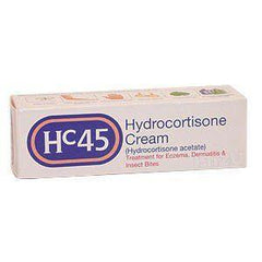 HC45 Hydrocortisone Acetate 1% Cream 15g