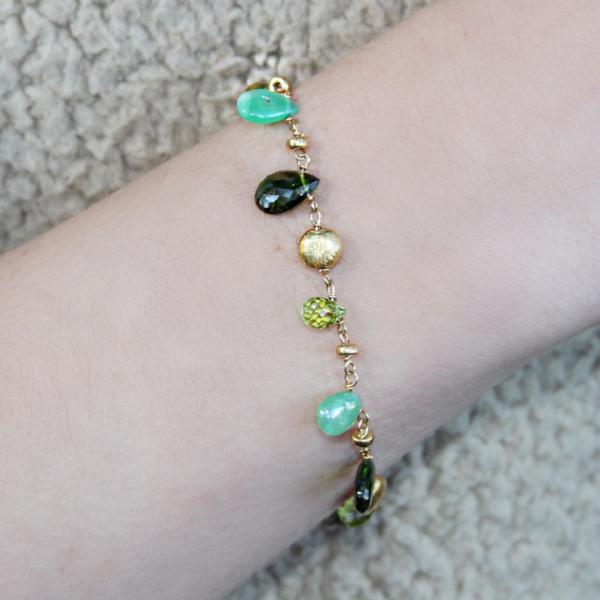 Summer Bloom Bracelet-Green