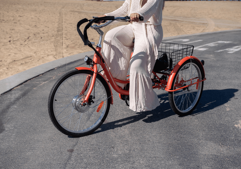 viribus tricycle on bike path