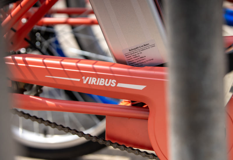 viribus tricycle frame bright pink