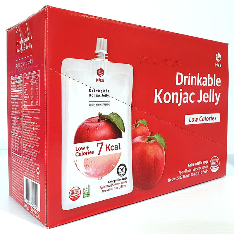 Jelly.B Apple Flavour Drinkable Konjac Jelly Keto Store NZ Keto