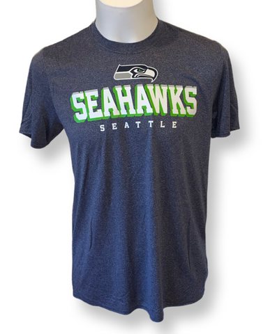 47 Brand Seattle Seahawks Long Sleeve Tee - Navy - Small