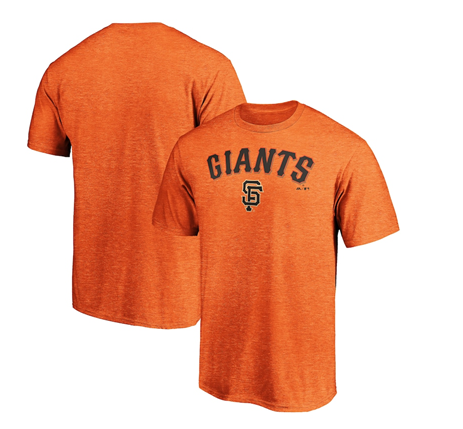 San Francisco Giants Majestic Official Logo Short Sleeve T Shirt