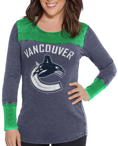 Vancouver Canucks NHL Alyssa Milano - Women's Conference T-Shirt