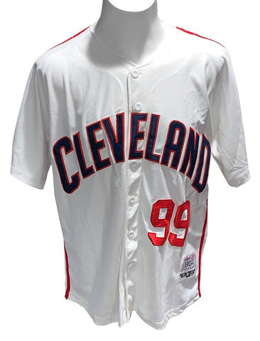 MAJOR LEAGUE WILD THING 99 JERSEY CLEVELAND INDIANDS RICK VAUGHN BASEBALL XL