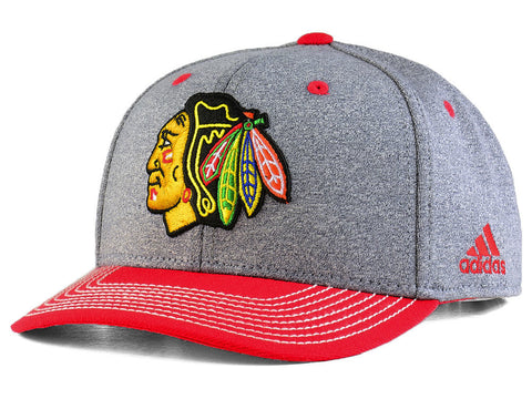New Era Chicago Blackhawks Logo Duel 39THIRTY Flex Fit Hat M/L