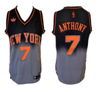 New York Knicks NBA Carmelo Anthony #7 adidas - Fadeaway Fashion Swingman Jersey