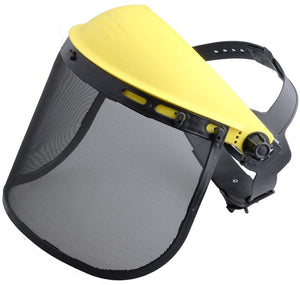 Safety Face Shield with Mesh Visor for Chainsaw Trimmer Pole Pruner