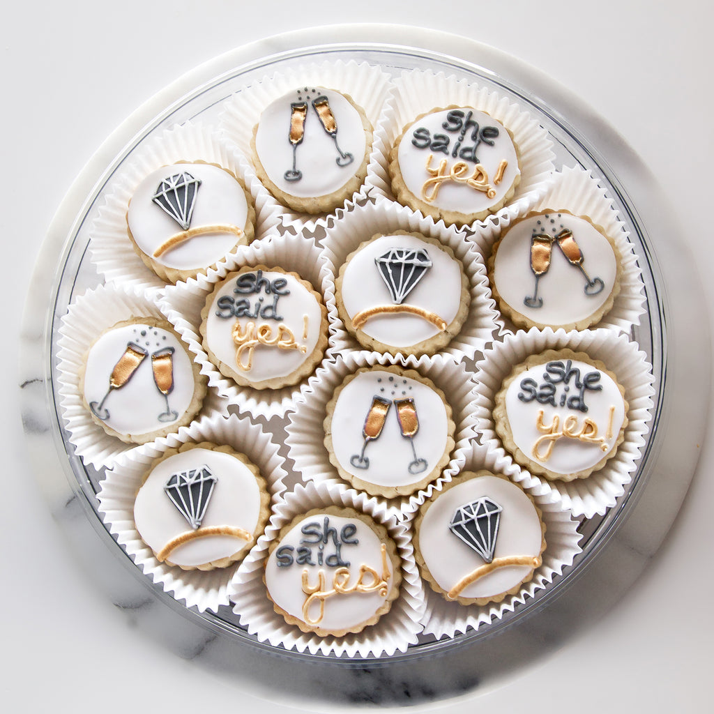 She Said Yes! Gift Tin Engagement Gifts Le Gourmet Baking