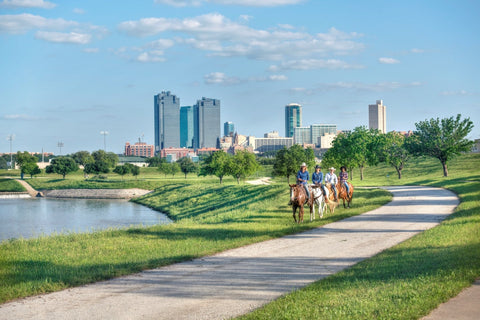 Trinity Trails in Fort Worth Texas Fall Riding with KBO