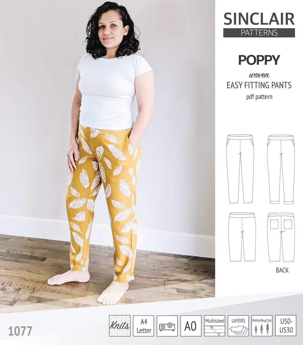 Marley dolman knit top with a yoke pdf sewing pattern - Sinclair Patterns