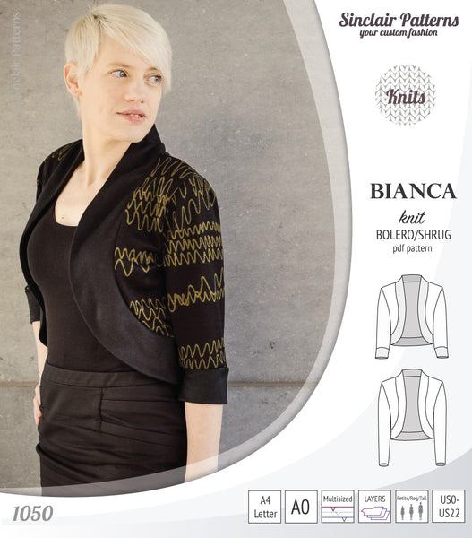 14+ Long Sleeve Bolero Jacket Sewing Pattern - NakitaNorbert