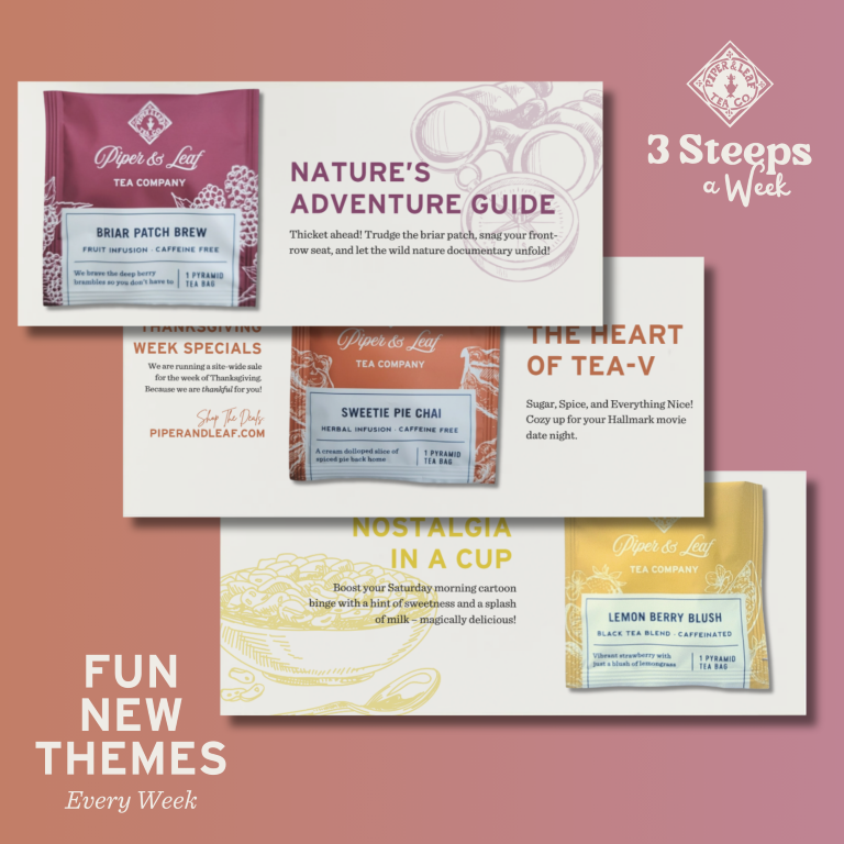 3 Steeps a Week Subscription