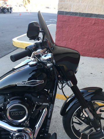 Sport Touring Windscreen on Harley Davidson Sportglide