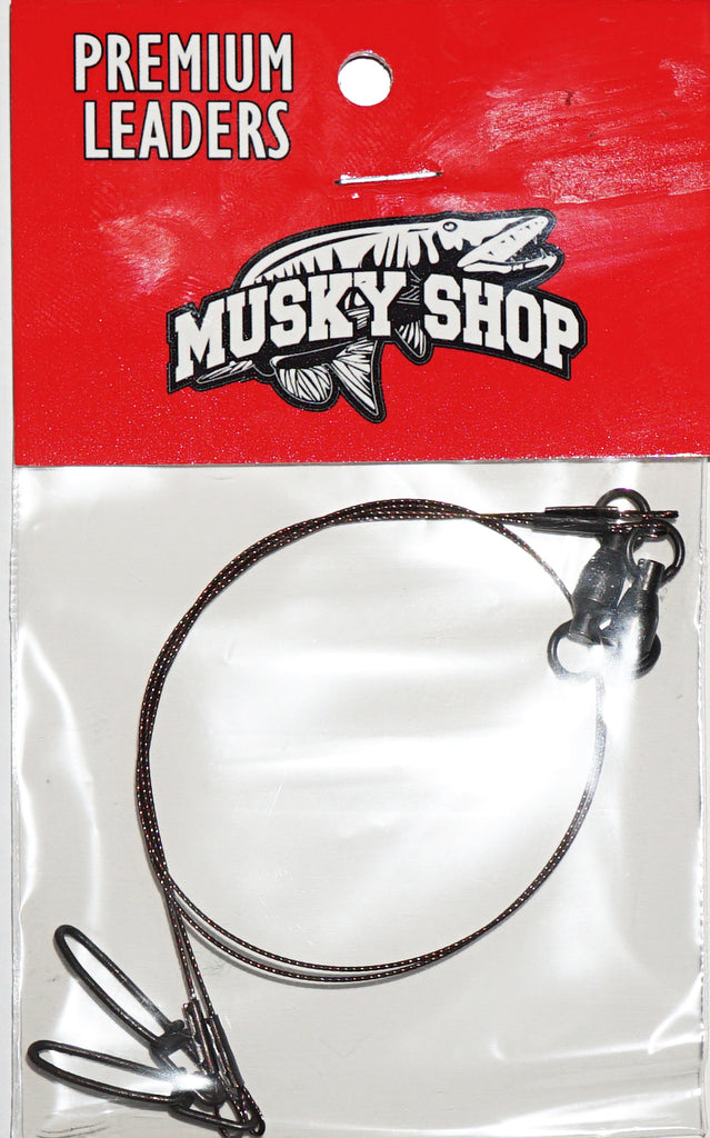 Musky Shop Tied And Crimped Flouro Leaders 2 pack