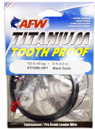 Strand Wire Leader - AFW - Titanium Tooth Proof, Single Strand Wire Le –  The Fishermans Hut