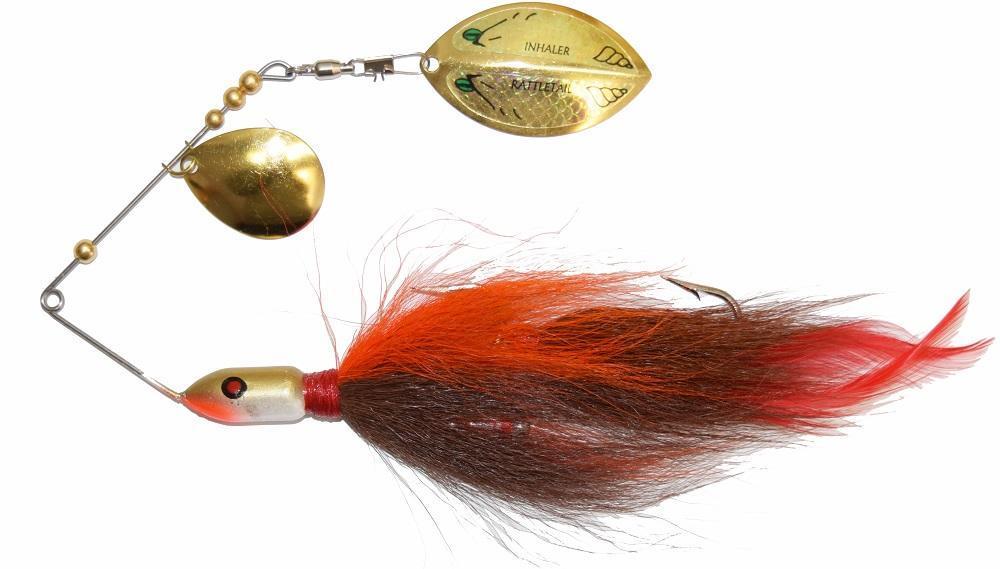  Haggerty Lures Bucktail Big Game Changer Muskie Pike Fly 8 Musky  Fishing Lure Jointed New Colors (gray shad) : Handmade Products
