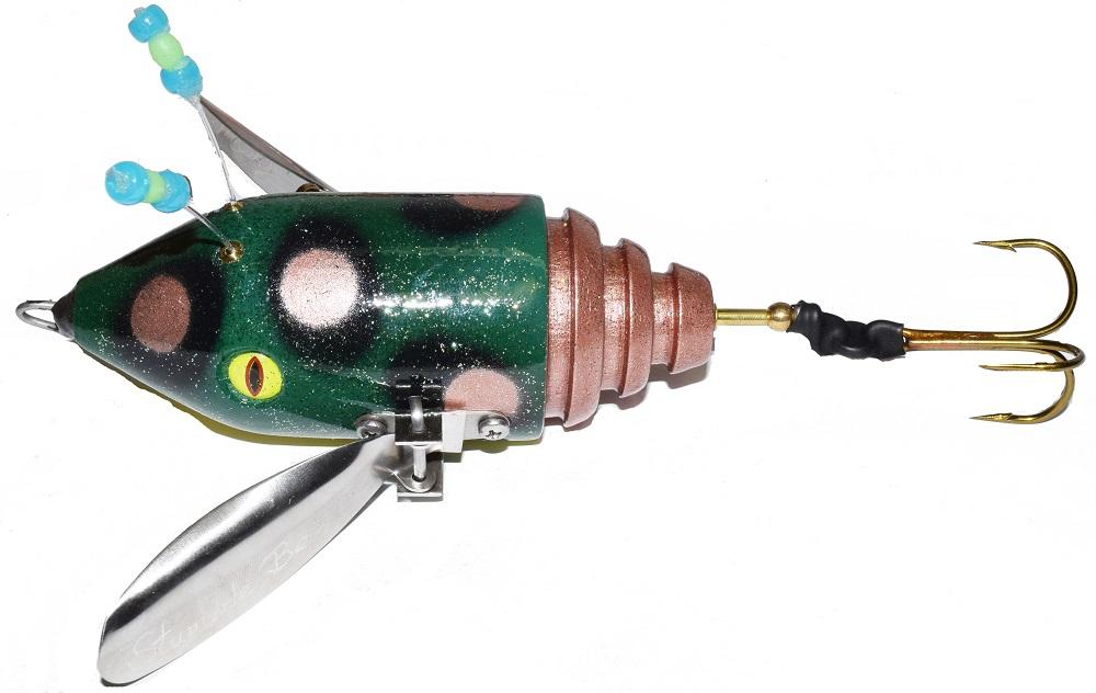 Chance's Folk Art Fishing Lure Research Blog: Macatawa Bait Company Musky Frog  Fishing Lure