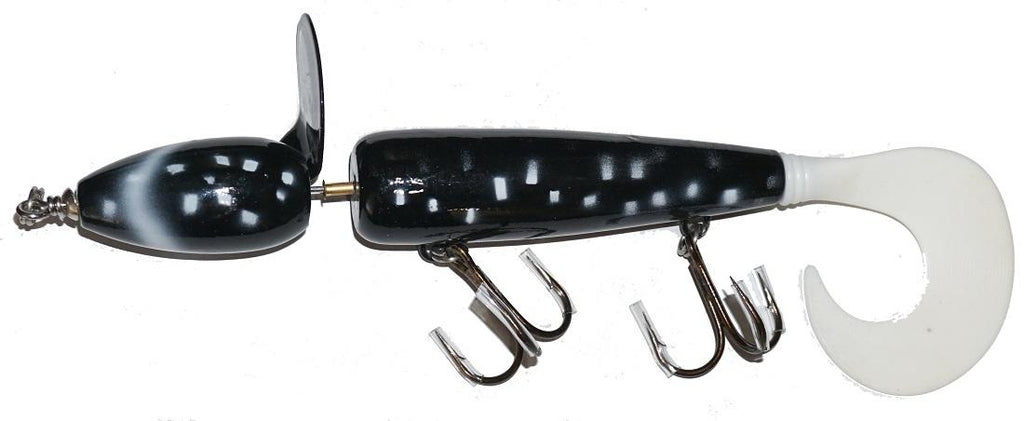 7-1/2 Hi Fin Magnum Teaser Tail Musky Muskie Topwater Lure - Used