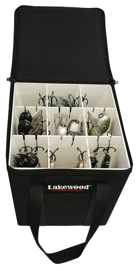 Lakewood Fishing Black Pike/Saltwater Locker Tackle Box Adjustable Lure  Dividers