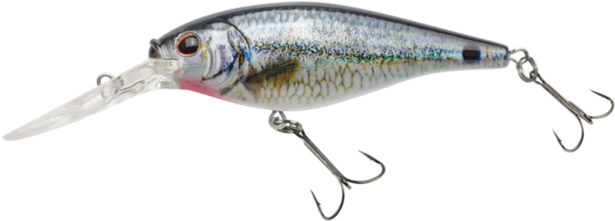 Berkley Flicker Shad Jointed (7cm), Black Silver