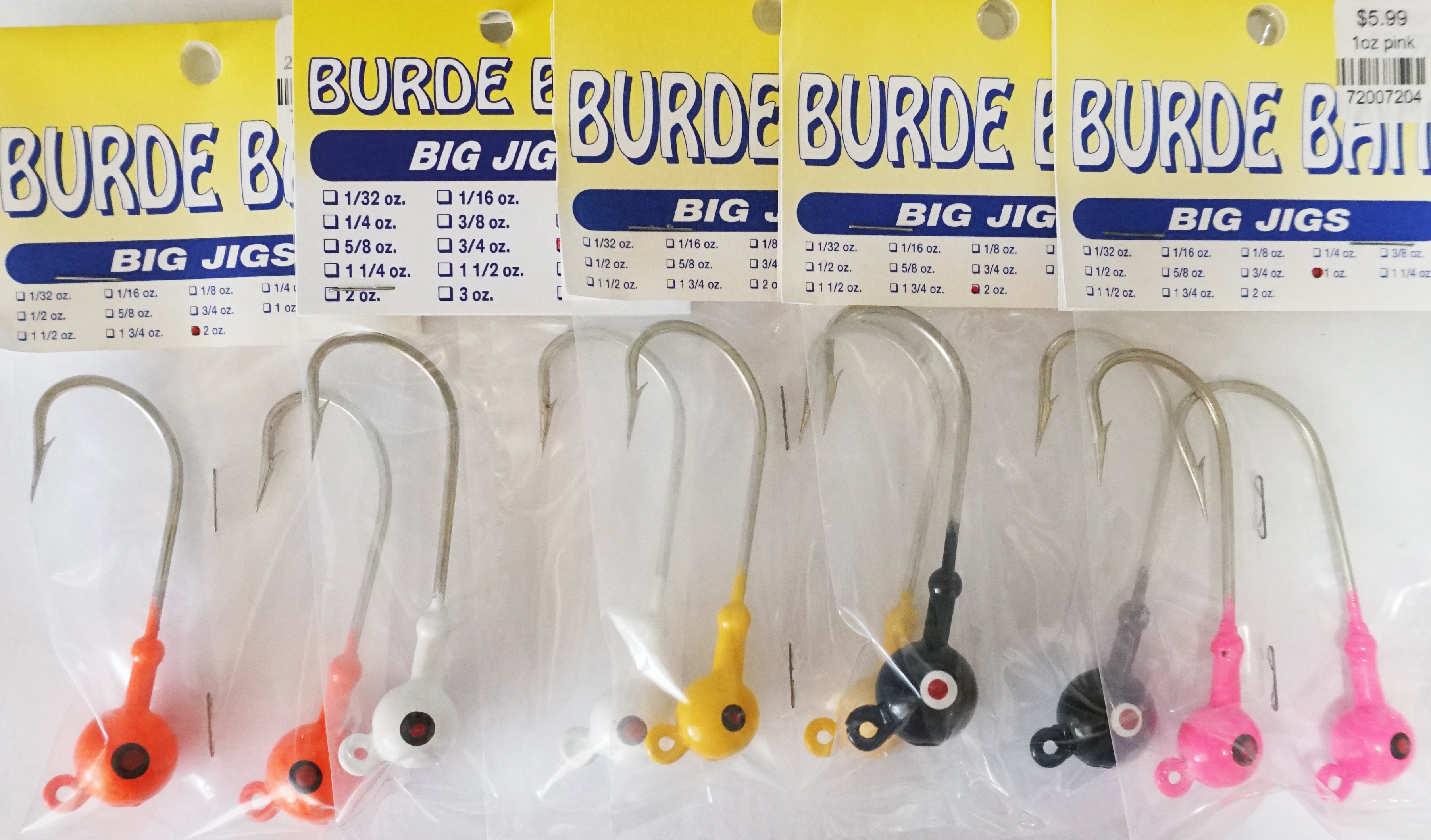 Burde Bait Musky/Pike Jigs