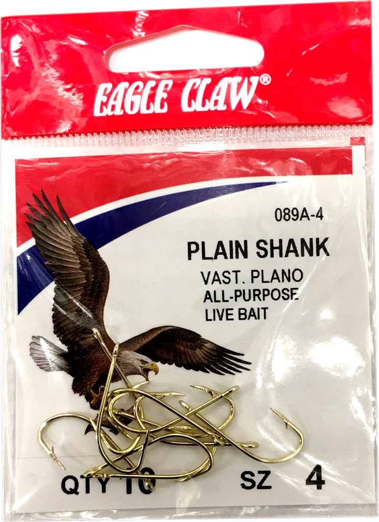100 Eagle Claw 214 Size 1/0 Bronze Aberdeen Light Wire Crappie Pan