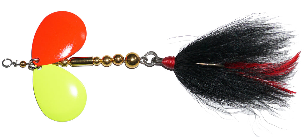 Pro French Bucktail Brass/Yellow-Red 1 1/4 oz.