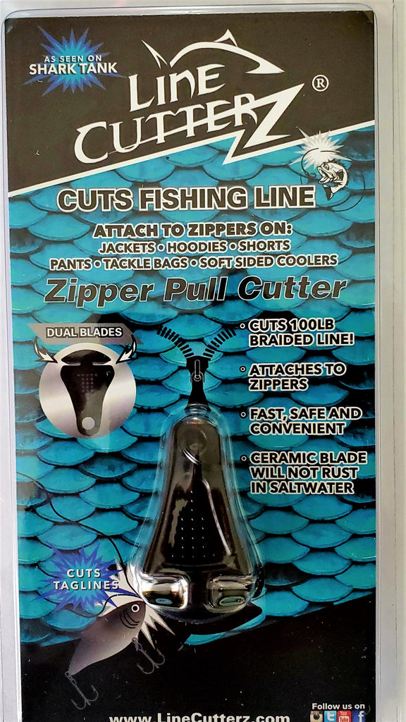 LINE CUTTERZ Rust-Free Patented Ceramic Blade Ring Quick Fishing Line  Cutter - Bonehead Tackle