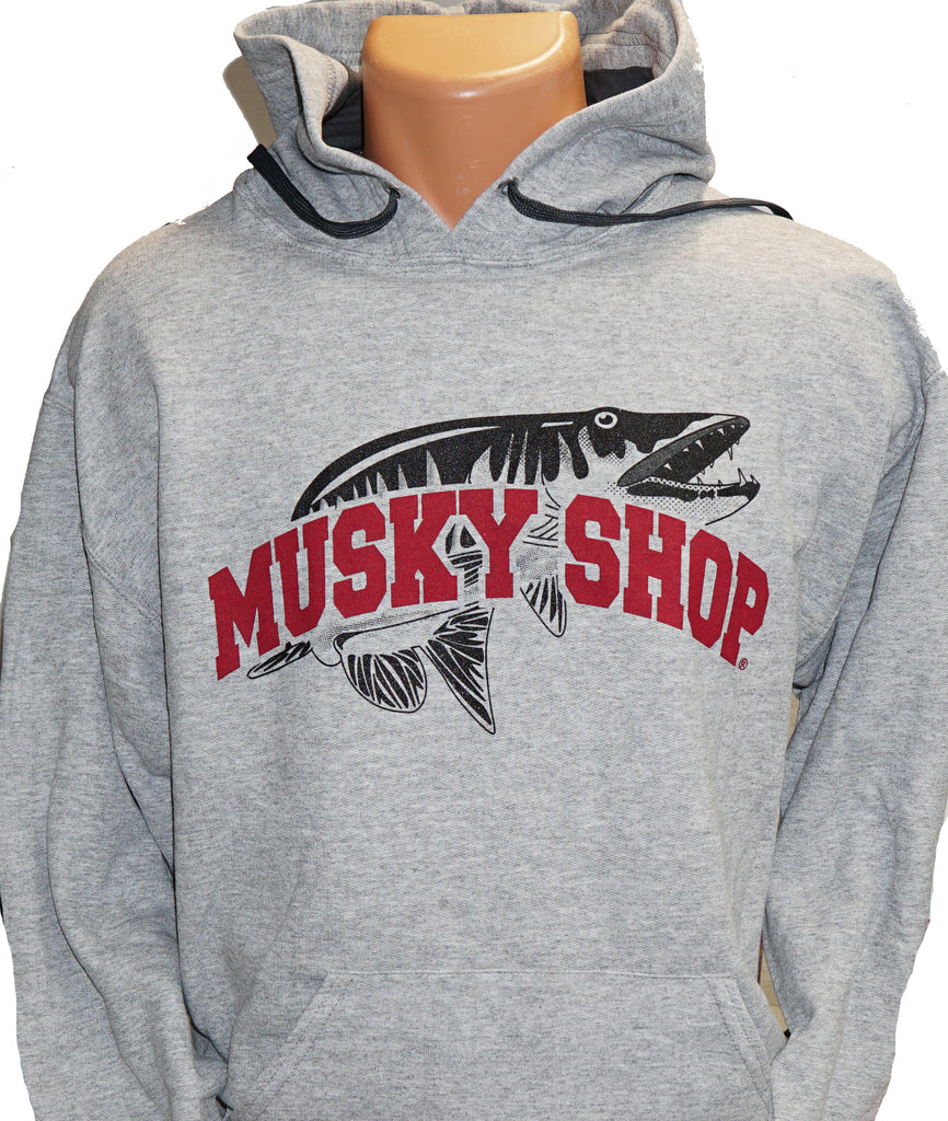 Musky Shop Fruit Of The Loom Grey Hoodie