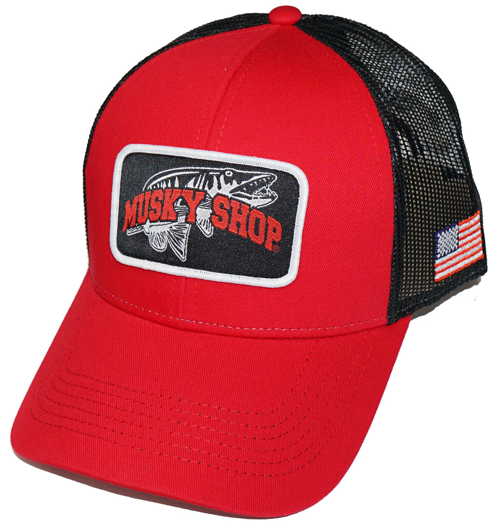 Basscasters USA - American Flag Muskie Hat